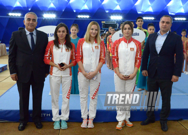 Bakıda idman gimnastikası və akrobatika gimnastikası üzrə Birgə Azərbaycan Birinciliyi start götürüb. Azərbaycan, 3 dekabr 2015